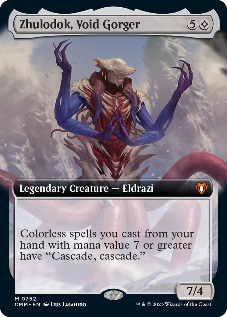 Zhulodok, Void Gorger (Extended Art) [Commander Masters] | Exor Games Bridgewater