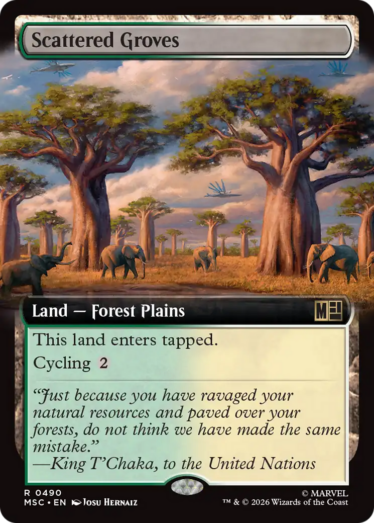 Scattered Groves (Extended Art) [Marvel Super Heroes Commander] | Exor Games Bridgewater
