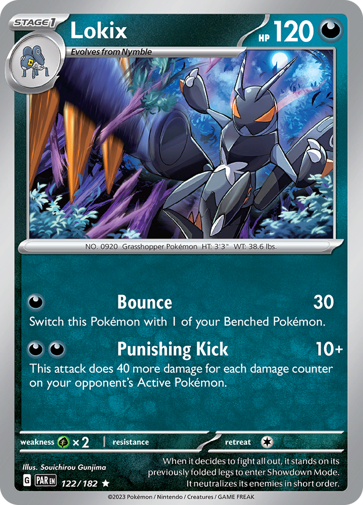 Lokix (122/182) [Scarlet & Violet: Paradox Rift] | Exor Games Bridgewater