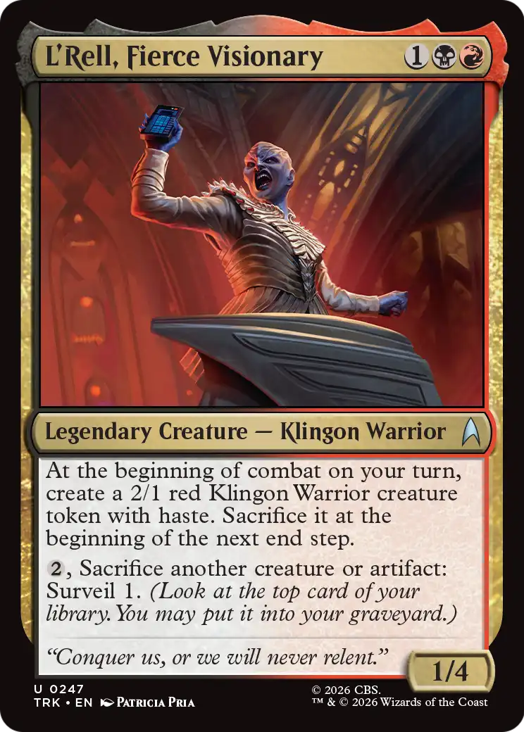 L'Rell, Fierce Visionary [Star Trek] | Exor Games Bridgewater