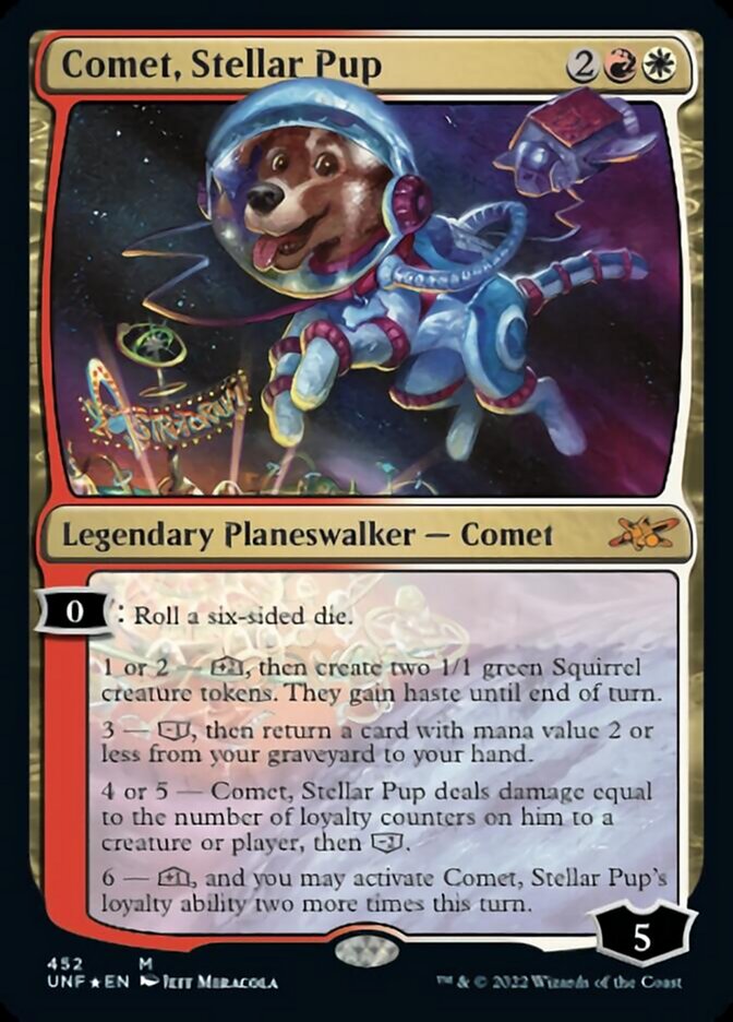 Comet, Stellar Pup (Galaxy Foil) [Unfinity] | Exor Games Bridgewater