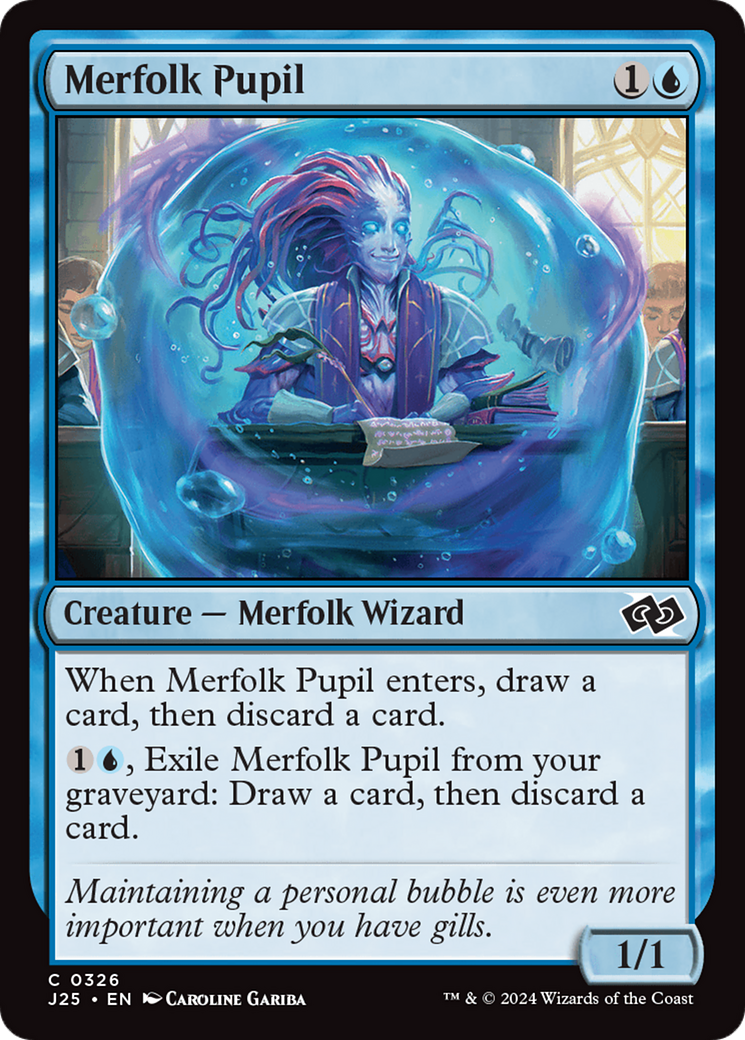 Merfolk Pupil [Foundations Jumpstart] | Exor Games Bridgewater