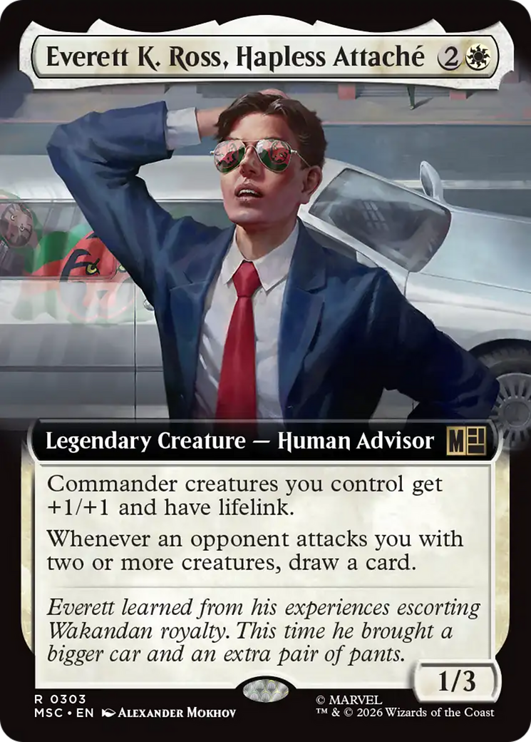 Everett K. Ross, Hapless Attache (Extended Art) [Marvel Super Heroes Commander] | Exor Games Bridgewater