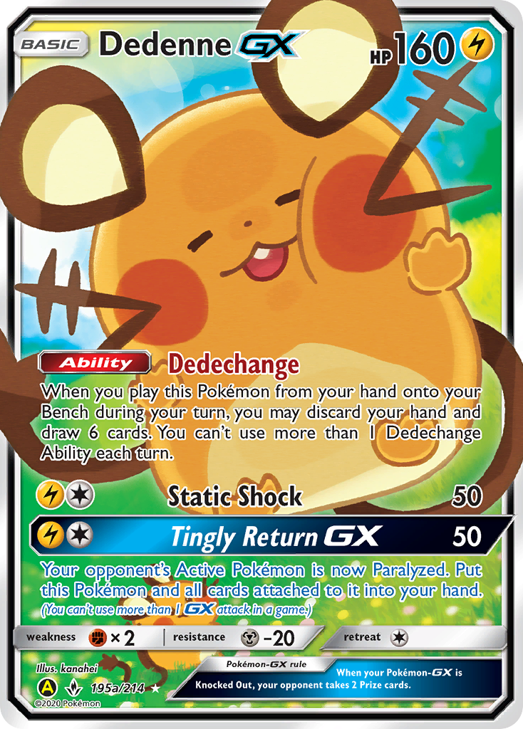 Dedenne GX (195a/214) [Alternate Art Promos] | Exor Games Bridgewater