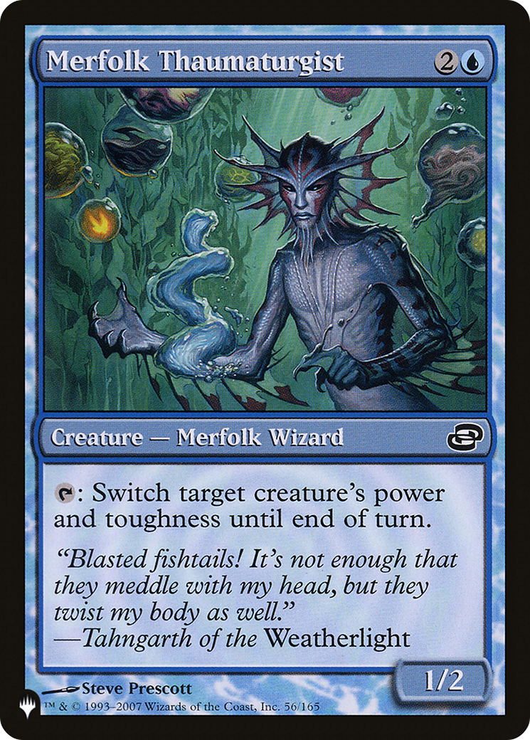 Merfolk Thaumaturgist [The List Reprints] | Exor Games Bridgewater