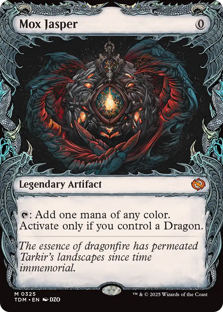 Mox Jasper (Showcase) [Tarkir: Dragonstorm] | Exor Games Bridgewater