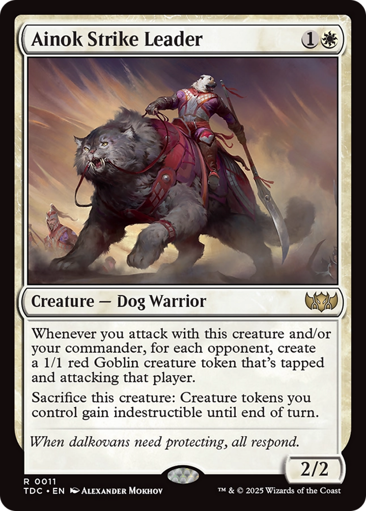 Ainok Strike Leader [Tarkir: Dragonstorm Commander] | Exor Games Bridgewater