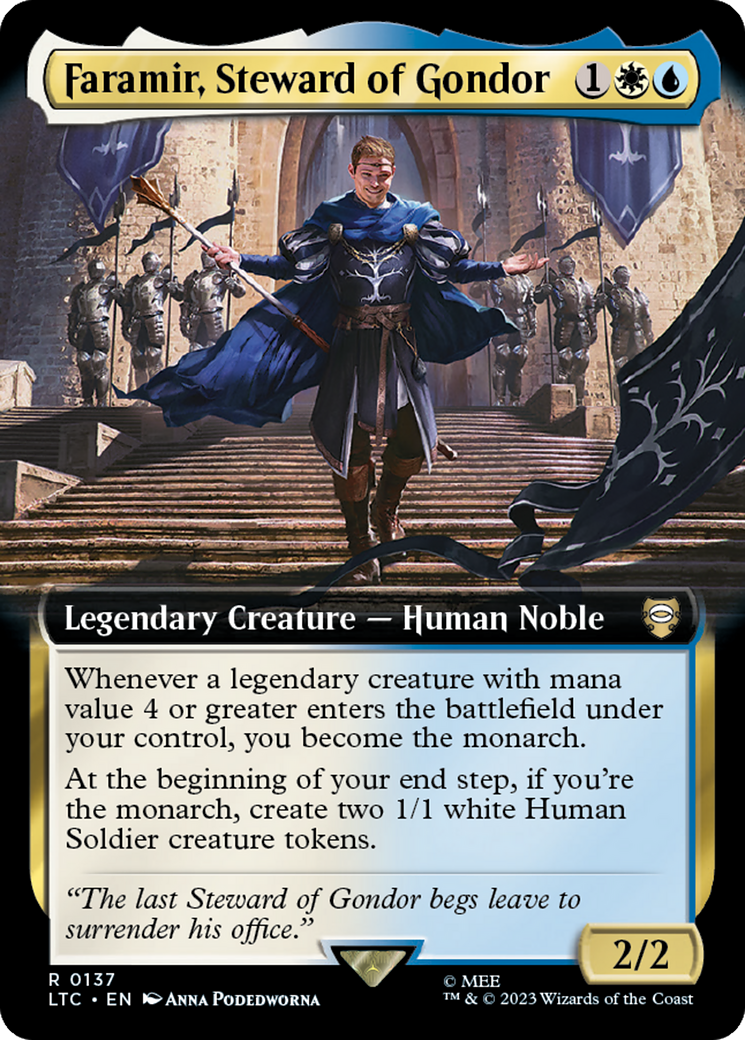 Faramir, Steward of Gondor (Extended Art) [The Lord of the Rings: Tales of Middle-Earth Commander] | Exor Games Bridgewater