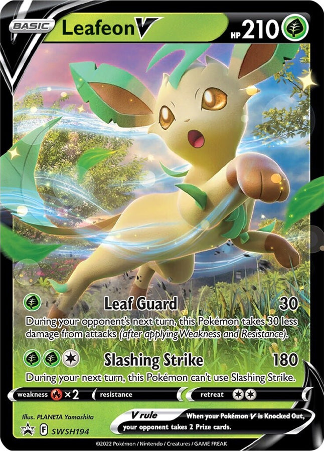 Leafeon V (SWSH194) [Sword & Shield: Black Star Promos] | Exor Games Bridgewater