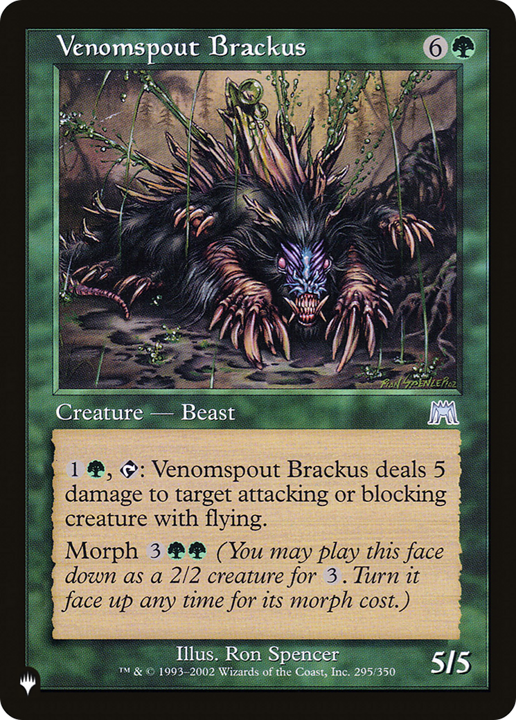 Venomspout Brackus [The List Reprints] | Exor Games Bridgewater