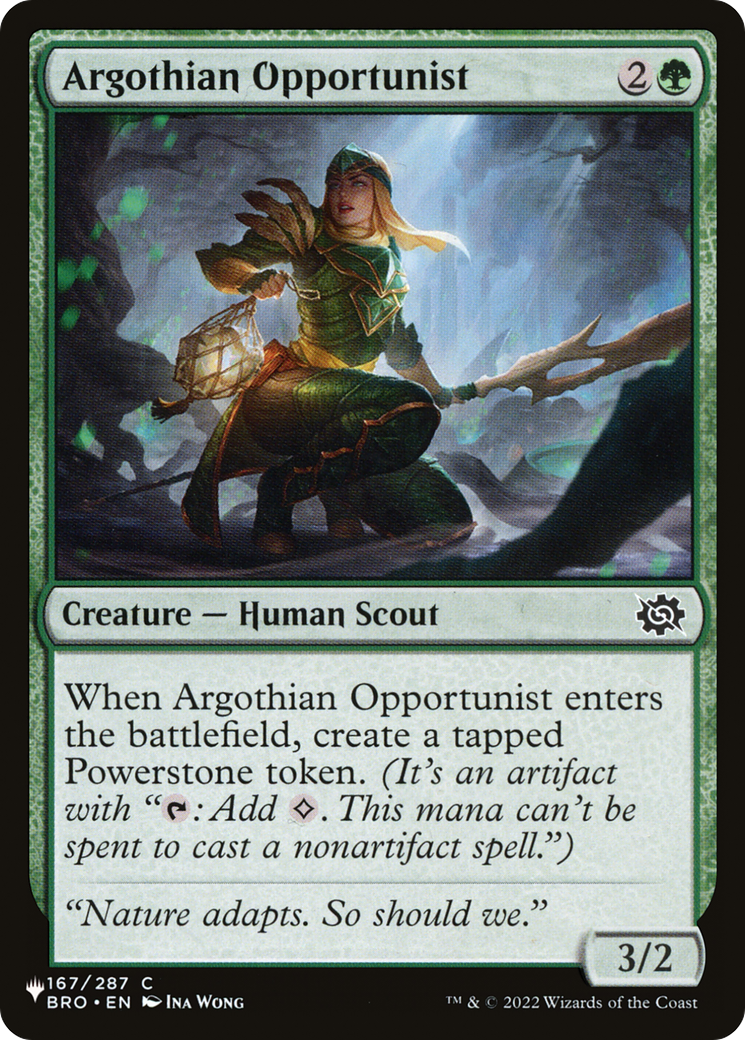 Argothian Opportunist [The List Reprints] | Exor Games Bridgewater