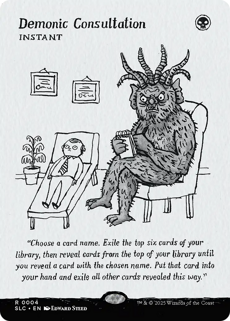 Demonic Consultation [Secret Lair Countdown Kit] | Exor Games Bridgewater