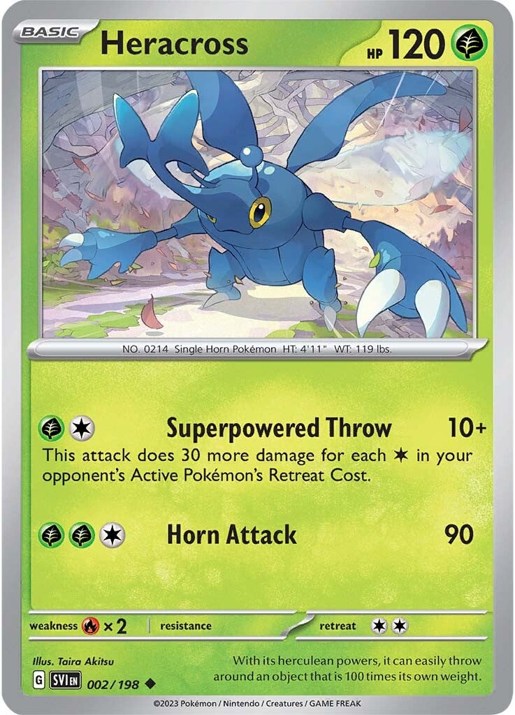 Heracross (002/198) [Scarlet & Violet: Base Set] | Exor Games Bridgewater