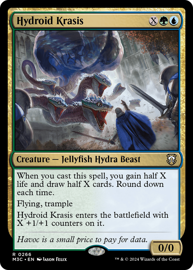 Hydroid Krasis (Ripple Foil) [Modern Horizons 3 Commander] | Exor Games Bridgewater