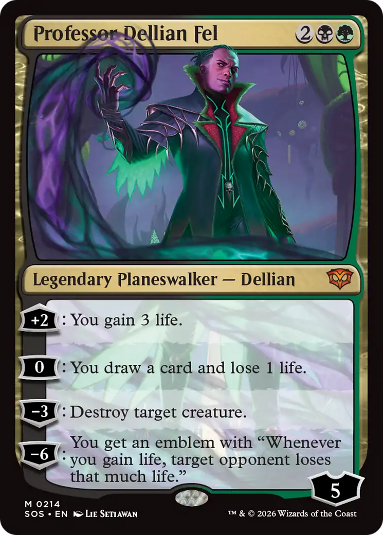 Professor Dellian Fel [Secrets of Strixhaven] | Exor Games Bridgewater