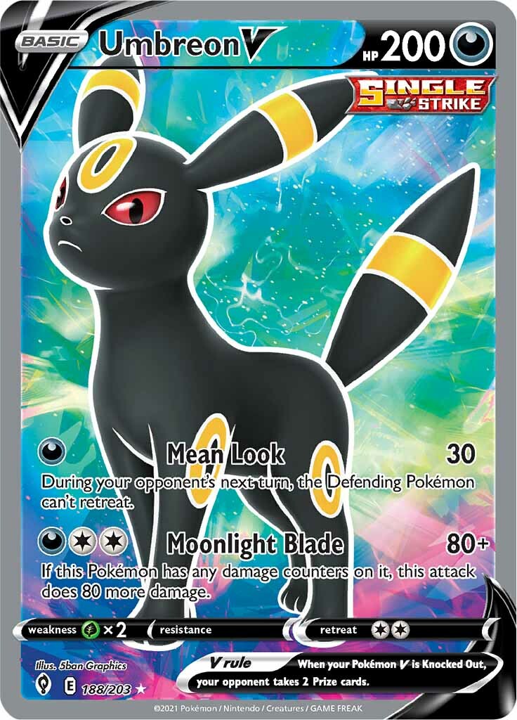 Umbreon V (188/203) [Sword & Shield: Evolving Skies] | Exor Games Bridgewater