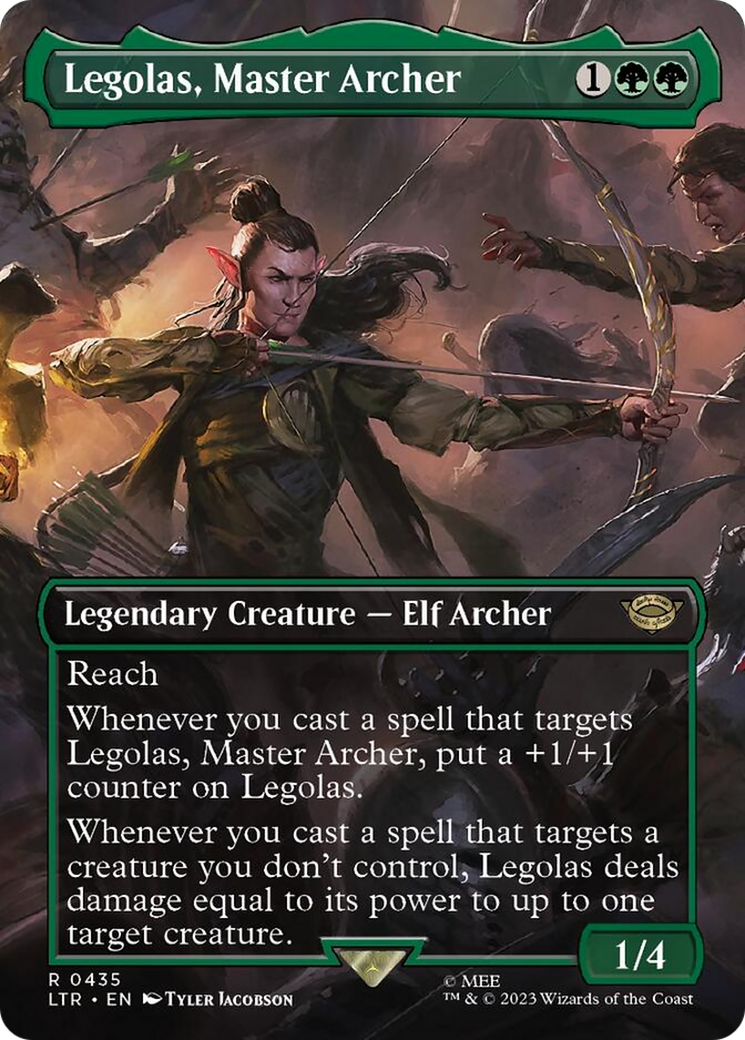 Legolas, Master Archer (Borderless Alternate Art) [The Lord of the Rings: Tales of Middle-Earth] | Exor Games Bridgewater