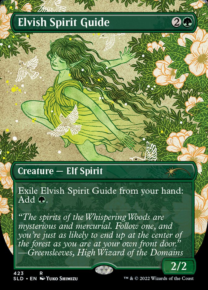 Elvish Spirit Guide (Borderless) [Secret Lair Drop Series] | Exor Games Bridgewater