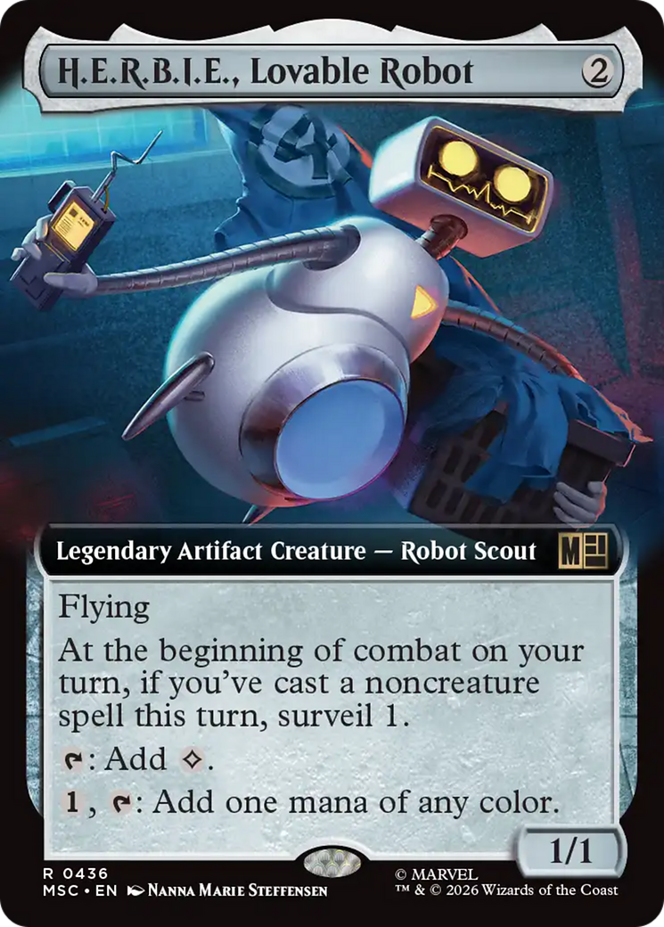 H.E.R.B.I.E., Lovable Robot (Extended Art) [Marvel Super Heroes Commander] | Exor Games Bridgewater