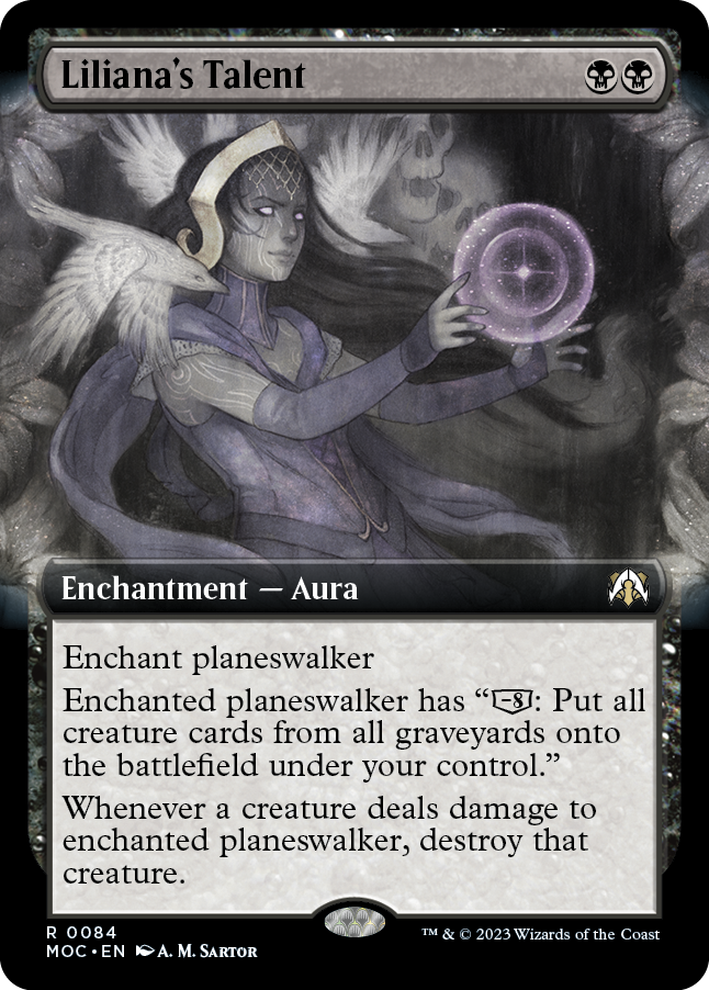 Liliana's Talent (Extended Art) [March of the Machine Commander] | Exor Games Bridgewater