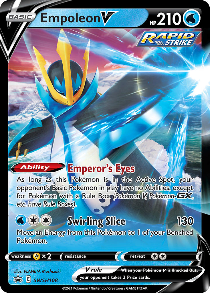 Empoleon V (SWSH108) [Sword & Shield: Black Star Promos] | Exor Games Bridgewater