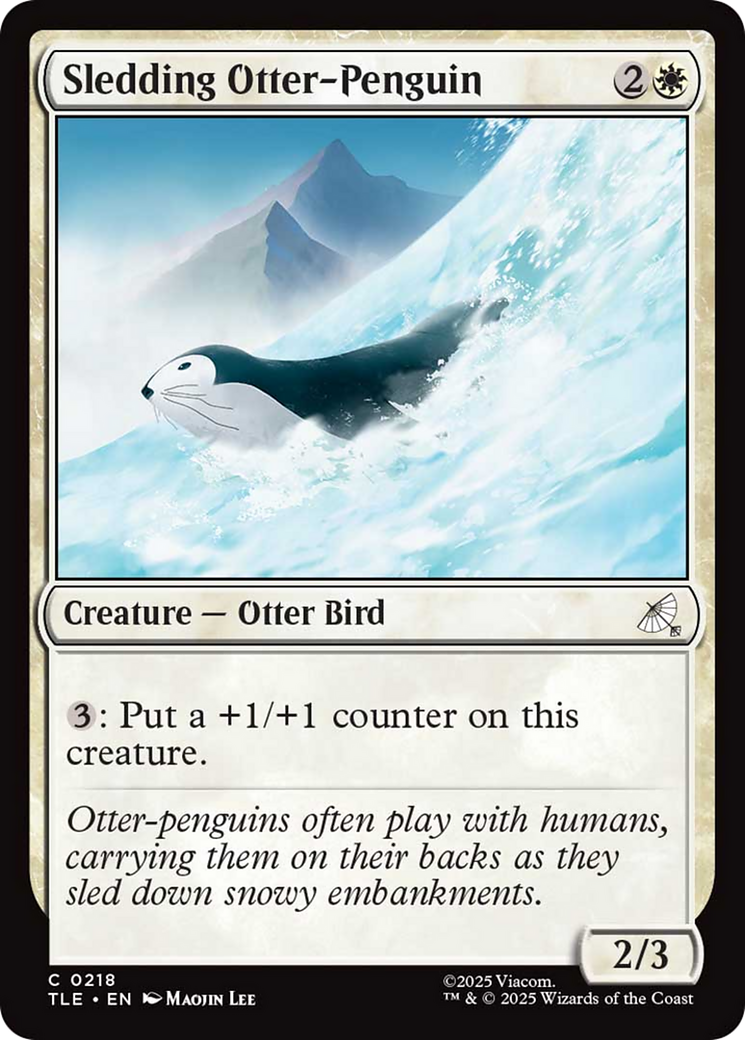 Sledding Otter-Penguin [Avatar: The Last Airbender: Eternal-Legal] | Exor Games Bridgewater
