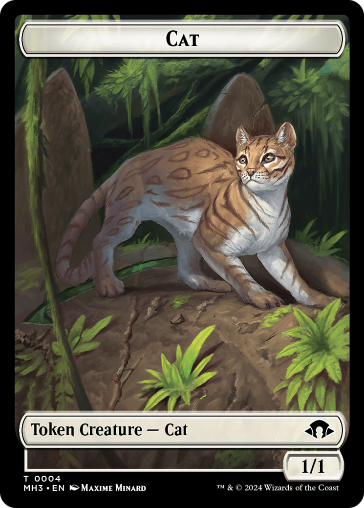 Cat Token [Modern Horizons 3 Tokens] | Exor Games Bridgewater