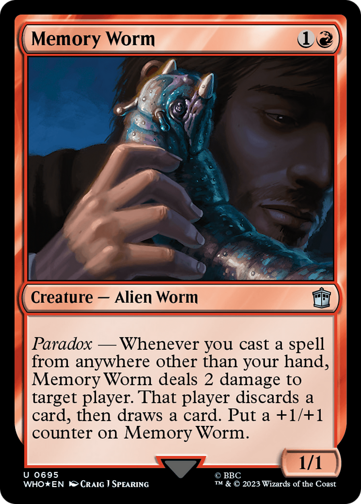 Memory Worm (Surge Foil) [Doctor Who] | Exor Games Bridgewater