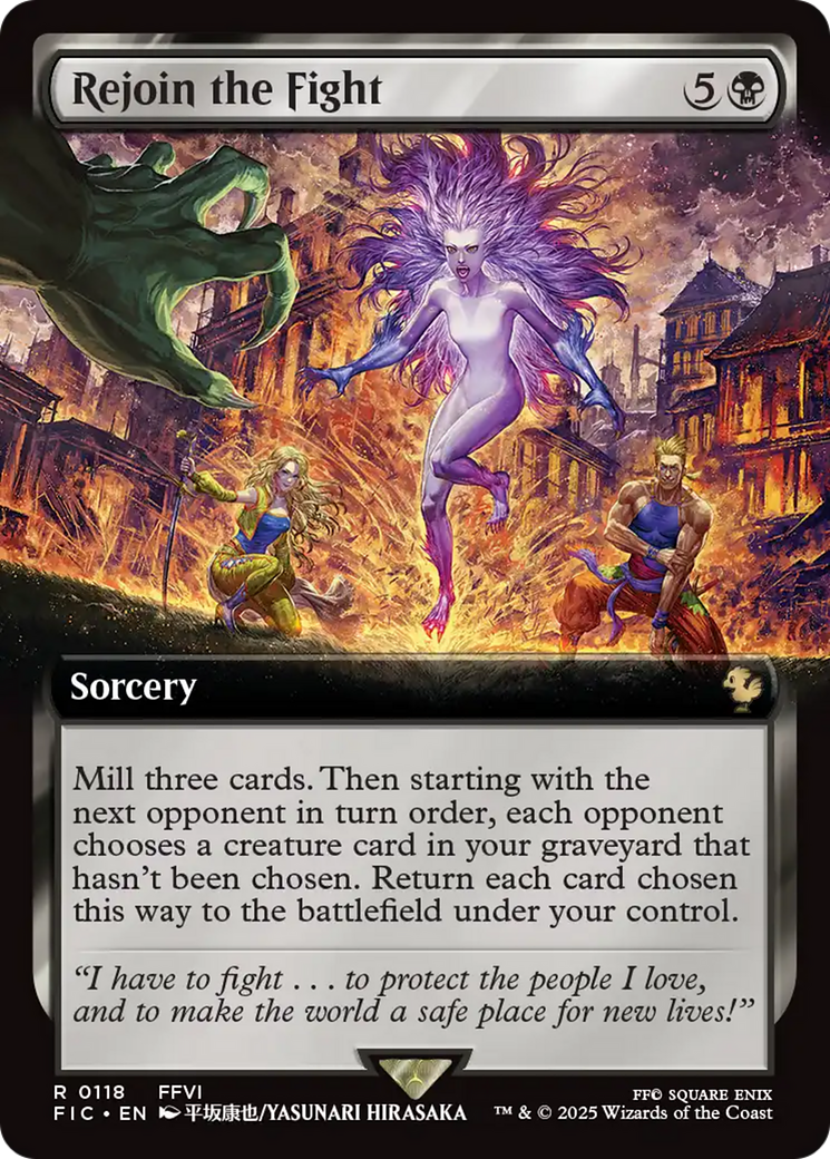 Rejoin the Fight (Extended Art) [FINAL FANTASY Commander] | Exor Games Bridgewater