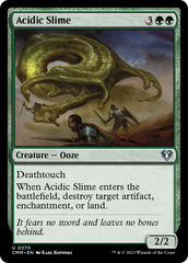 Acidic Slime [Commander Masters] | Exor Games Bridgewater