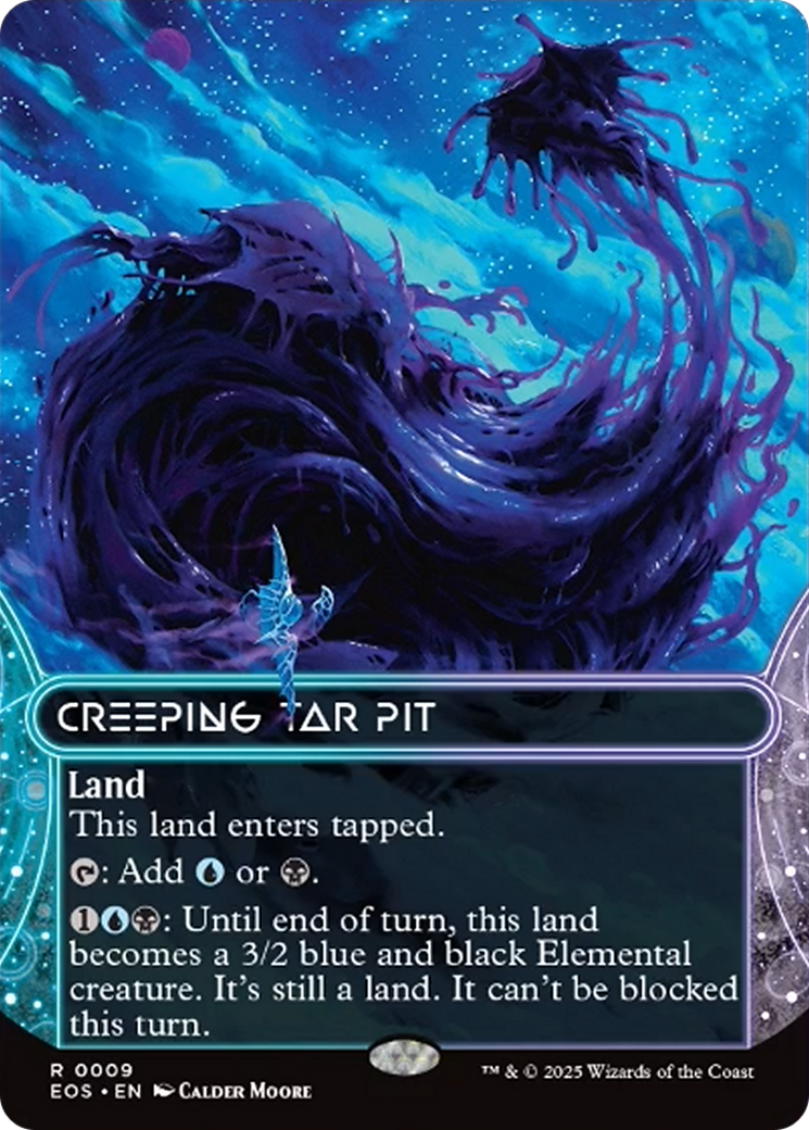 Creeping Tar Pit (0009) (Bordelress) [Edge of Eternities: Stellar Sights] | Exor Games Bridgewater