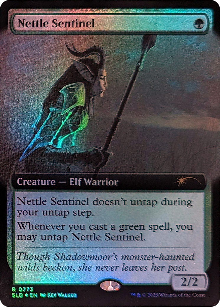 Nettle Sentinel (Extended Art) [Secret Lair Drop Series] | Exor Games Bridgewater