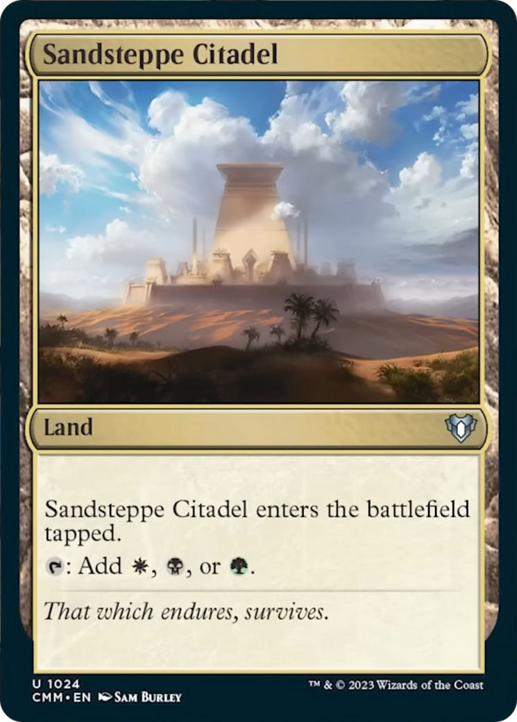 Sandsteppe Citadel [Commander Masters] | Exor Games Bridgewater