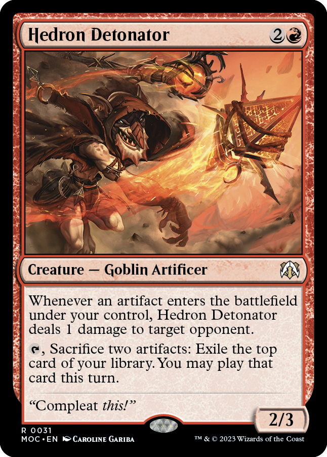 Hedron Detonator [March of the Machine Commander] | Exor Games Bridgewater