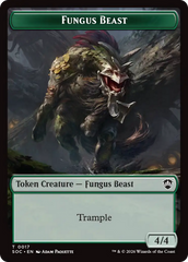 Goat // Fungus Beast Double-Sided Token [Secrets of Strixhaven Commander Tokens] | Exor Games Bridgewater