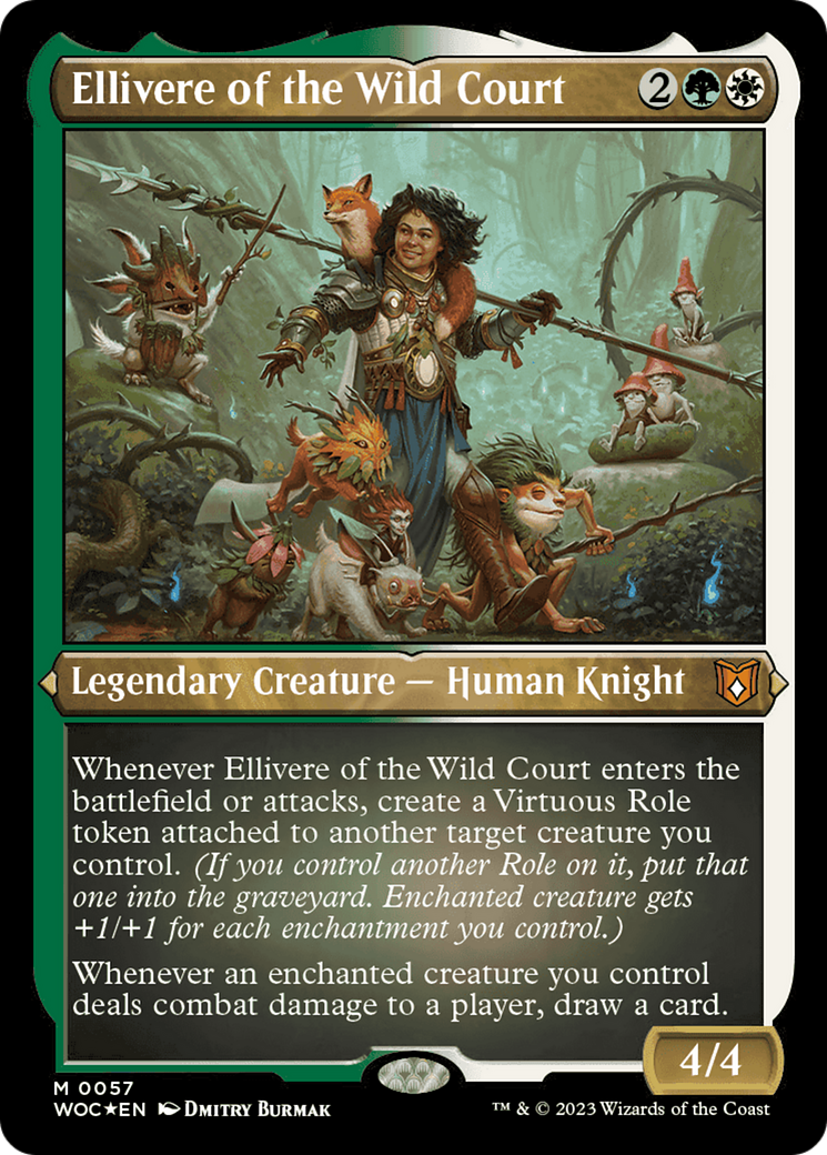 Ellivere of the Wild Court (Display Commander) [Wilds of Eldraine Commander] | Exor Games Bridgewater