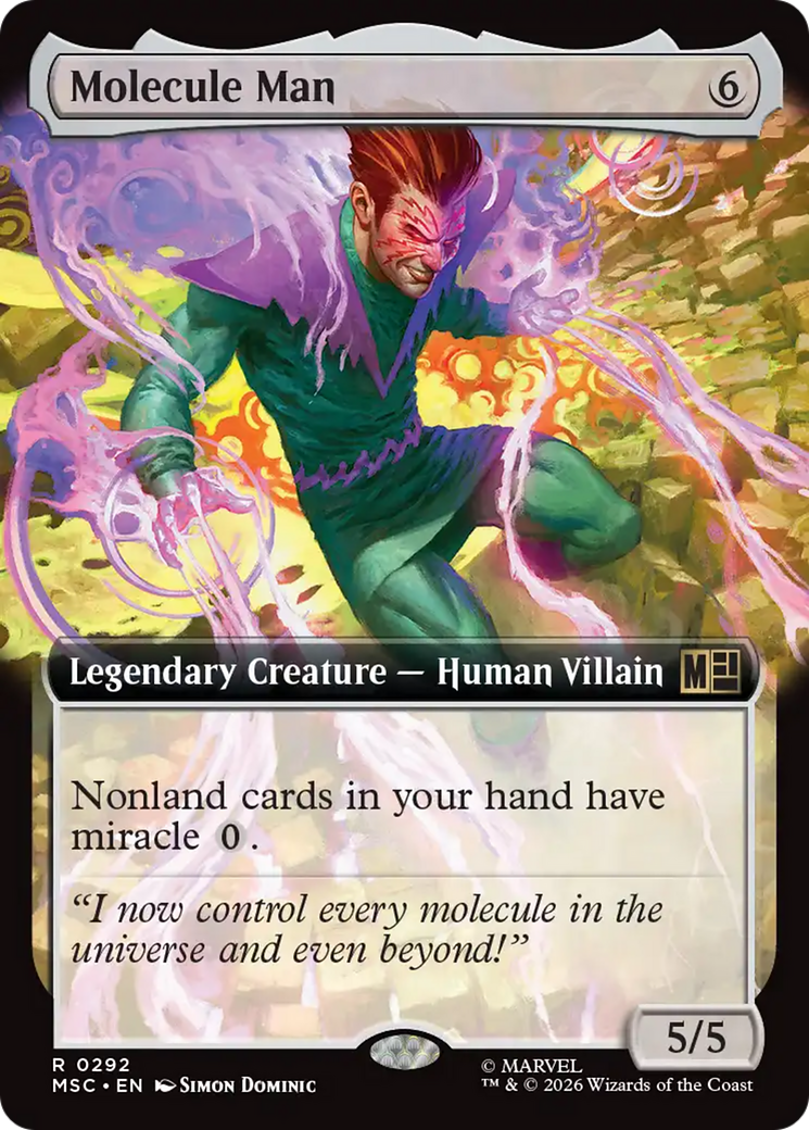 Molecule Man (Extended Art) [Marvel Super Heroes Commander] | Exor Games Bridgewater
