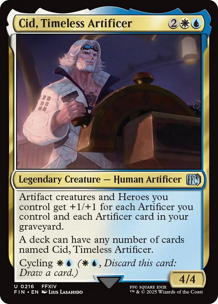 Cid, Timeless Artificer (0216) [FINAL FANTASY] | Exor Games Bridgewater