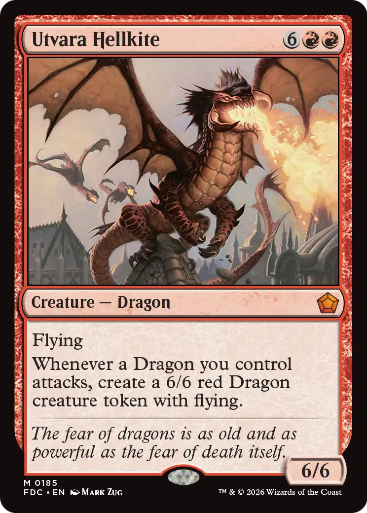 Utvara Hellkite [Foundations Commander] | Exor Games Bridgewater