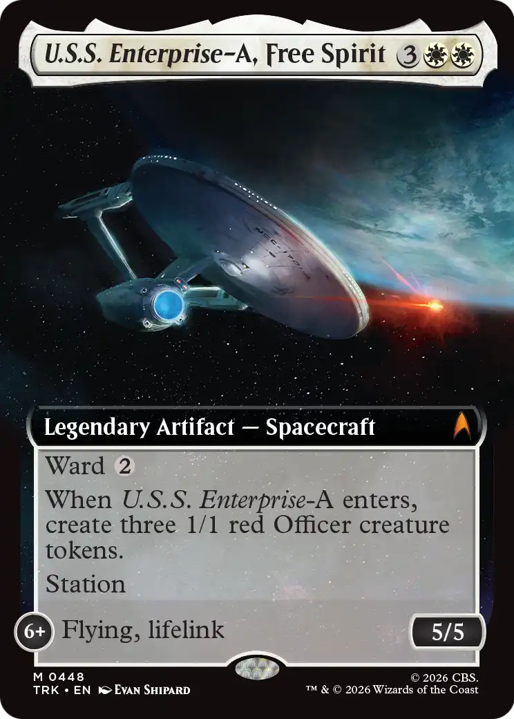 U.S.S. Enterprise-A, Free Spirit (Extended Art) [Star Trek] | Exor Games Bridgewater