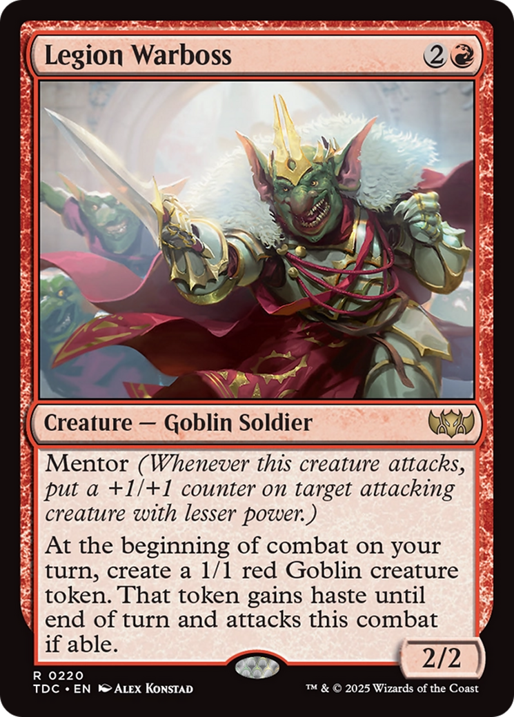 Legion Warboss [Tarkir: Dragonstorm Commander] | Exor Games Bridgewater