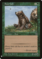 Bear Cub [Mystery Booster] | Exor Games Bridgewater