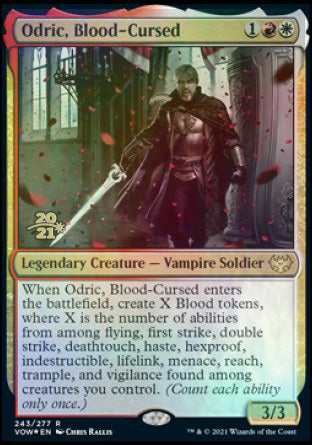 Odric, Blood-Cursed [Innistrad: Crimson Vow Prerelease Promos] | Exor Games Bridgewater
