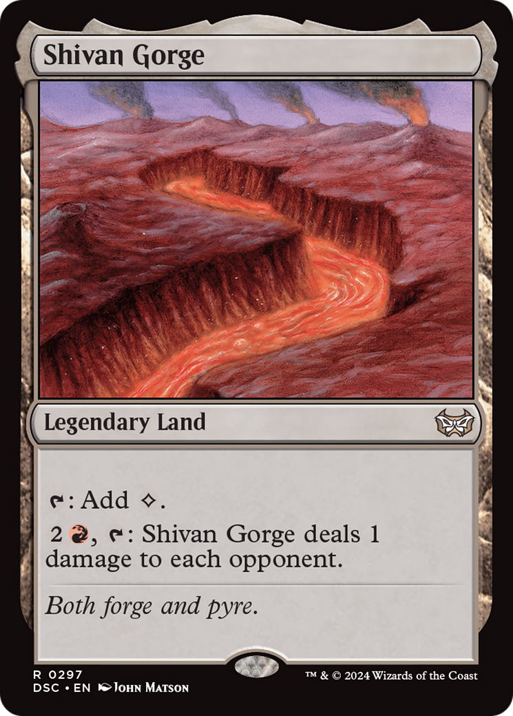 Shivan Gorge [Duskmourn: House of Horror Commander] | Exor Games Bridgewater