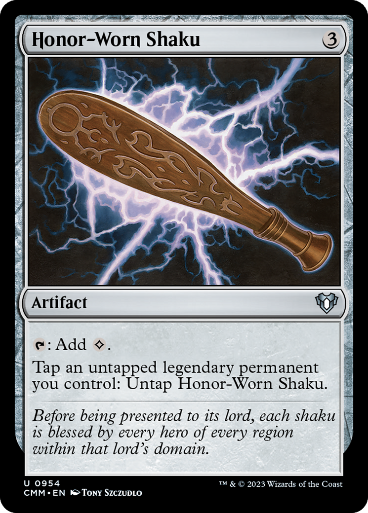 Honor-Worn Shaku [Commander Masters] | Exor Games Bridgewater