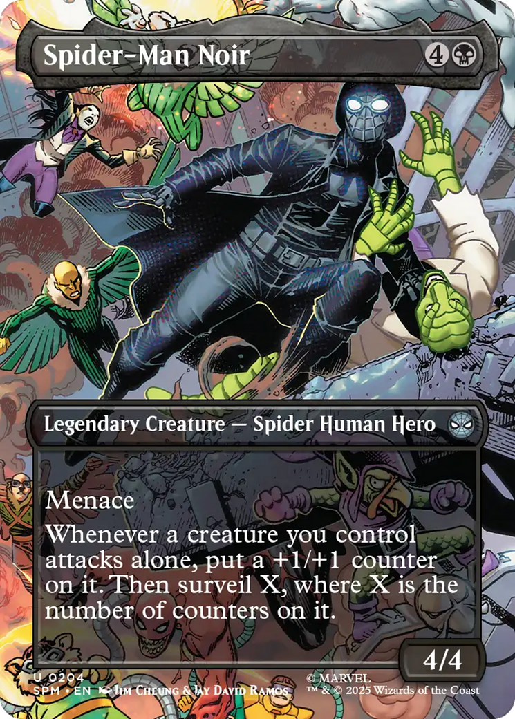 Spider-Man Noir (Borderless) [Marvel's Spider-Man] | Exor Games Bridgewater