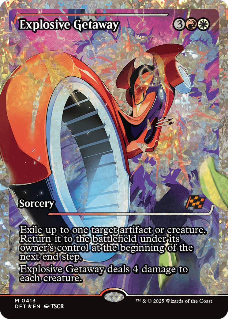 Explosive Getaway (Promo Pack) [Aetherdrift Promos] | Exor Games Bridgewater