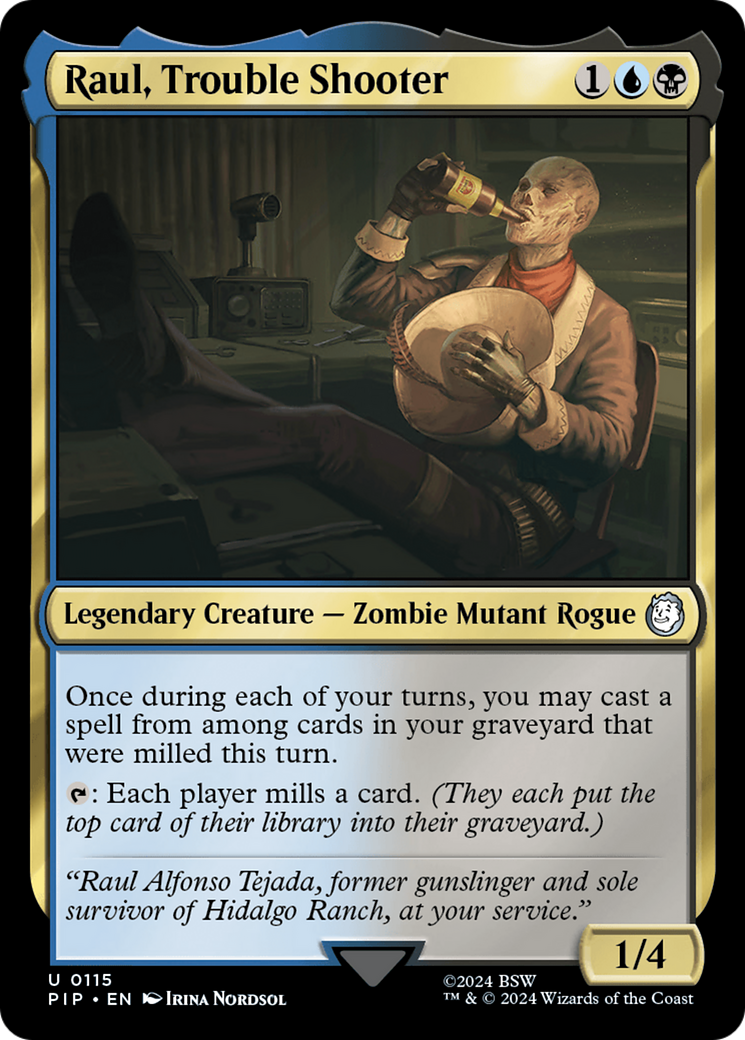 Raul, Trouble Shooter [Fallout] | Exor Games Bridgewater