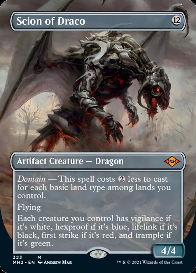 Scion of Draco (Borderless Alternate Art) [Modern Horizons 2] | Exor Games Bridgewater