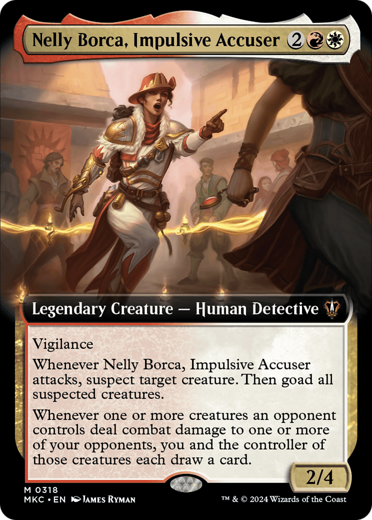 Nelly Borca, Impulsive Accuser (Extended Art) [Murders at Karlov Manor Commander] | Exor Games Bridgewater